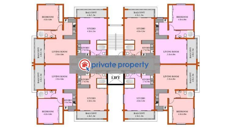 2 bedroom Apartment For Sale &nbsp;behind Bliss Result Nyali Mombasa - 14