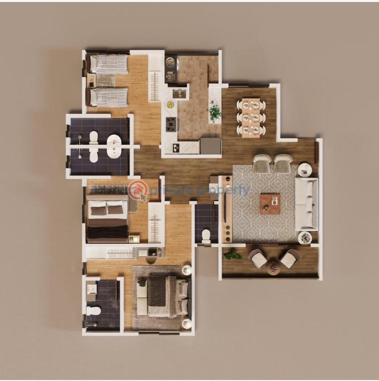 3 bedroom Apartment For Sale 300 Meters From Waiyaki Way Kinoo Kiambu - 6