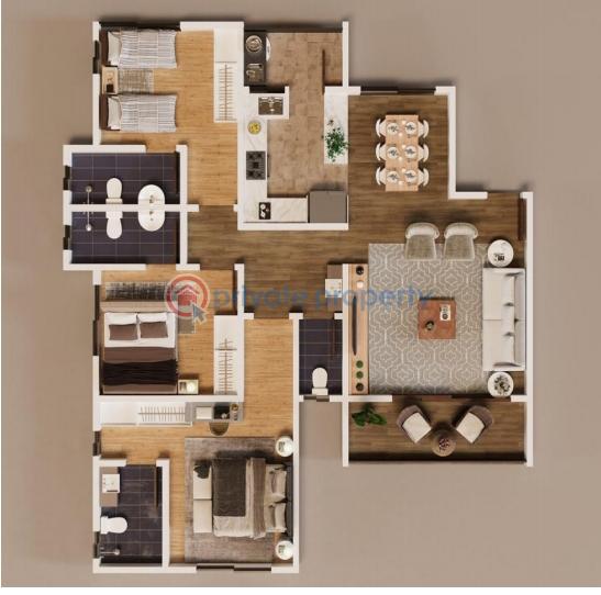 3 bedroom Apartment For Sale 200 Meters From The Tarmac Road Kinoo Kiambu - 9