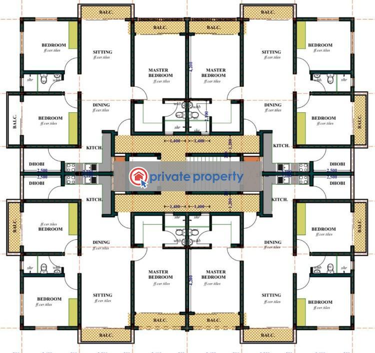 3 bedroom Apartment For Sale &nbsp;nyali opp Voyager Nyali Mombasa - 12