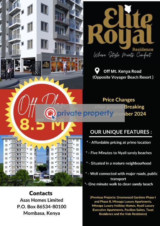 3 bedroom Apartment For Sale &nbsp;nyali opp Voyager Nyali Mombasa - 10