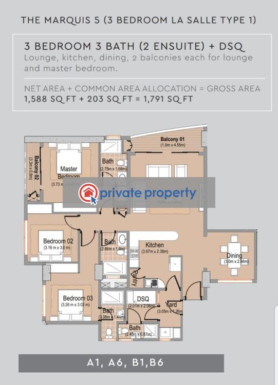 3 bedroom Apartment For Sale Kileleshwa Nairobi - 4