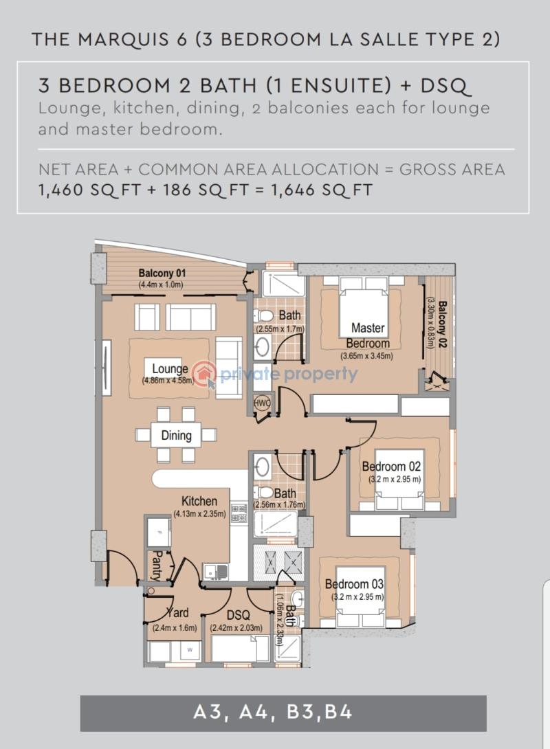 3 bedroom Apartment For Sale Kileleshwa Nairobi - 2
