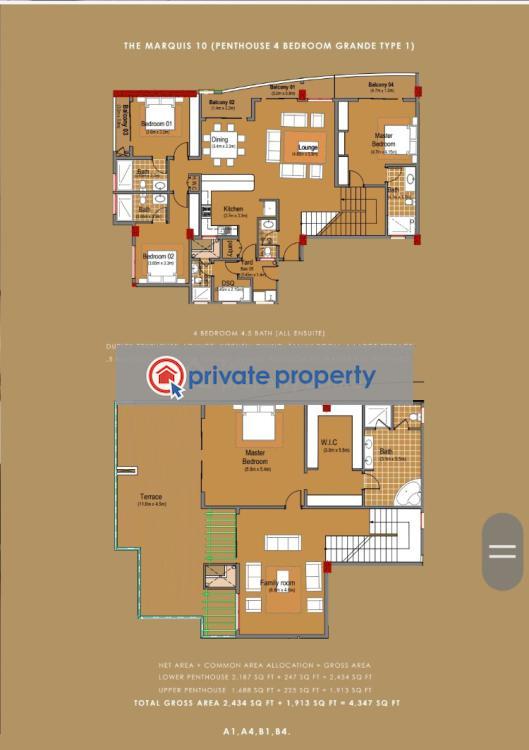 4 bedroom Apartment For Sale Kileleshwa Nairobi - 5