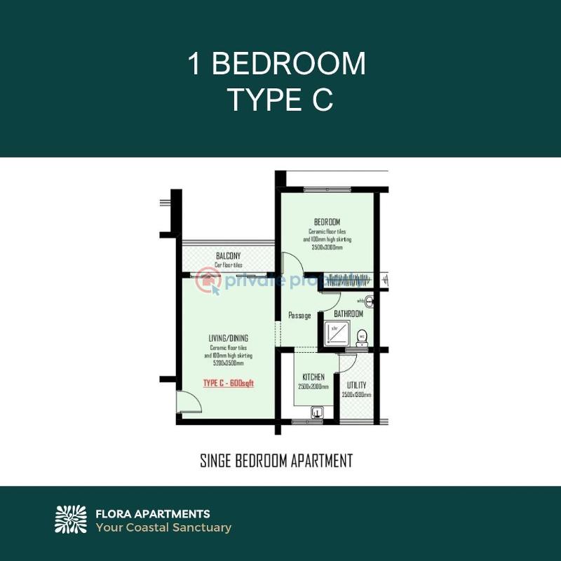 1 bedroom Apartment For Sale mtambo Road Bamburi Mombasa - 8