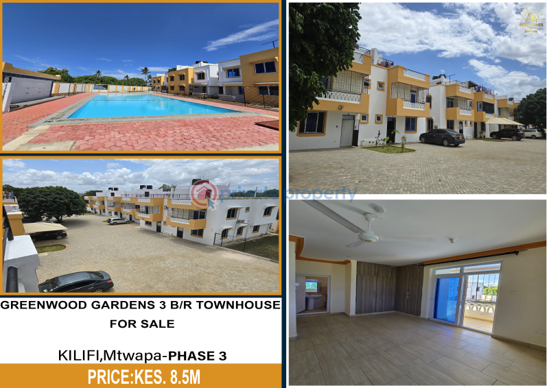 3 bedroom Townhouse For Sale Greenwood Mtwapa Weighbridge Along Mombasa-malindi Highway Mtwapa Kilifi - 0