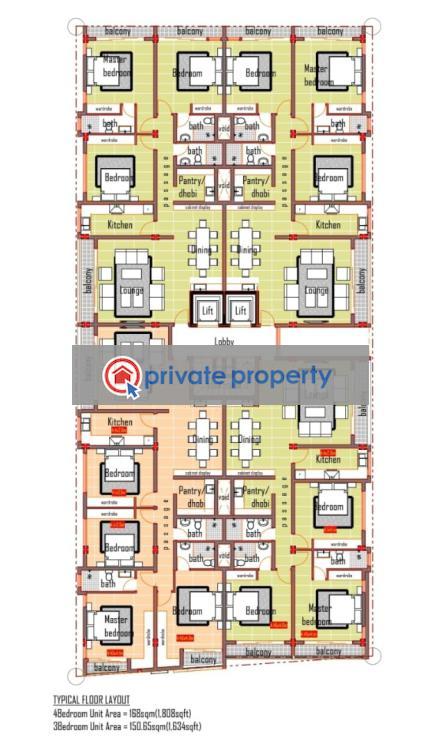 3 bedroom Apartment For Sale &nbsp;ganjoni Area Ganjoni Mombasa - 5
