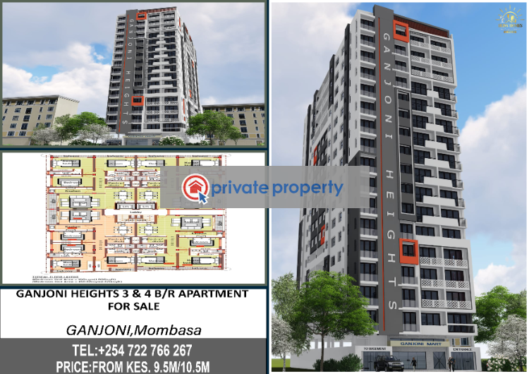 3 bedroom Apartment For Sale &nbsp;ganjoni Area Ganjoni Mombasa - 1