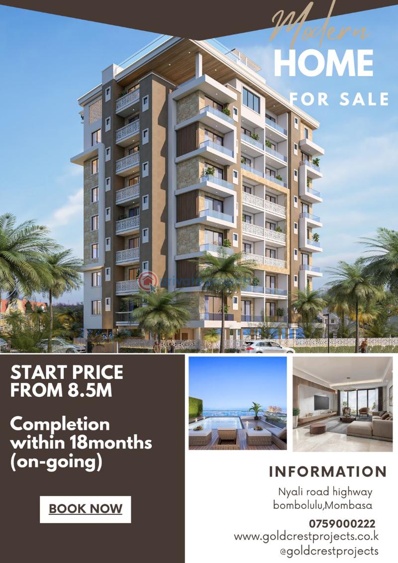 3 bedroom Apartment For Sale Bombolulu Nyali Mombasa - 9