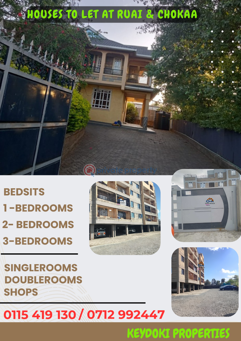 Apartment For Rent Ruai, Chokaa Ruai Nairobi - 0