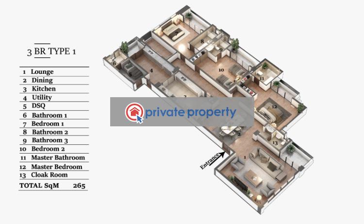 4 bedroom Apartment For Sale &nbsp;nyali Nyali Mombasa - 11