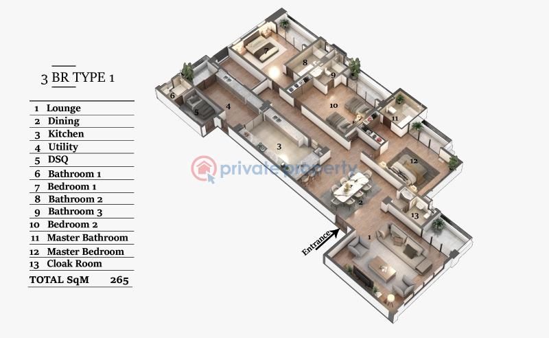 3 bedroom Apartment For Sale Nyali Road Nyali Mombasa  - 10