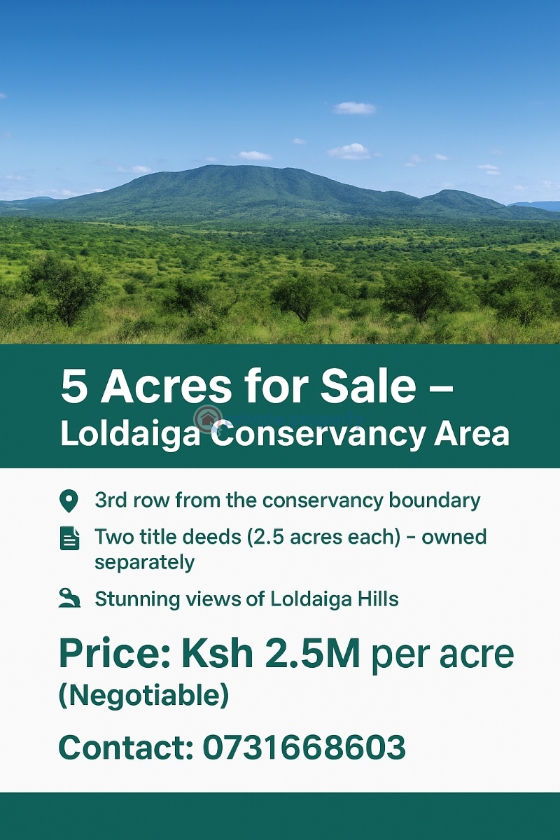 Land For Sale Nanyuki Laikipia - 0