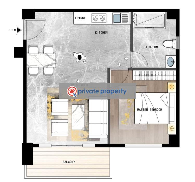 1 bedroom Apartment For Sale &nbsp;githunguri Road Kileleshwa Nairobi - 9