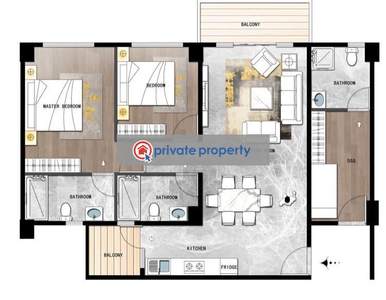 1 bedroom Apartment For Sale &nbsp;githunguri Road Kileleshwa Nairobi - 1