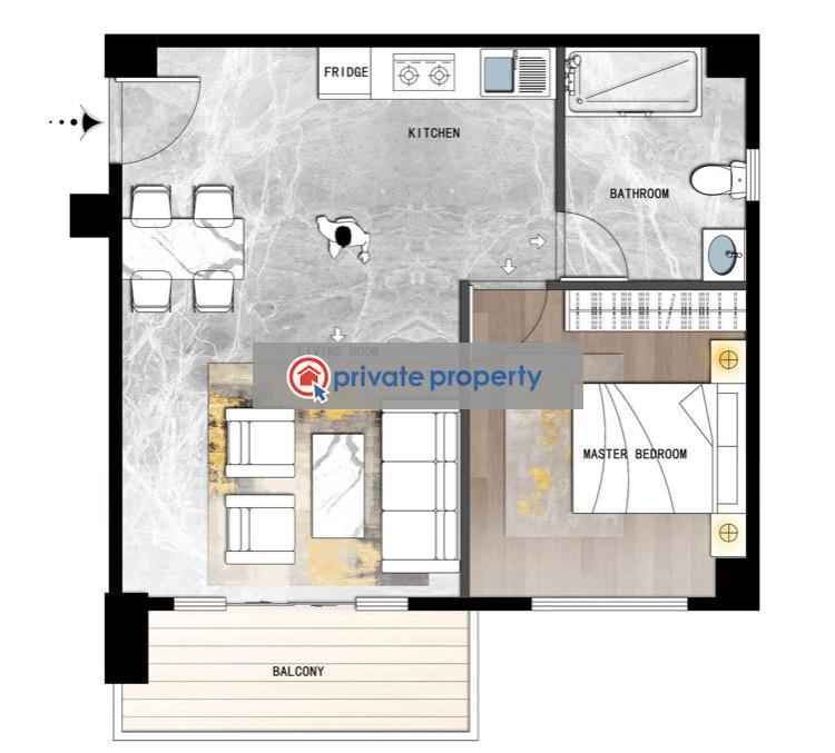 1 bedroom Apartment For Sale &nbsp;githunguri Road Kileleshwa Nairobi - 6