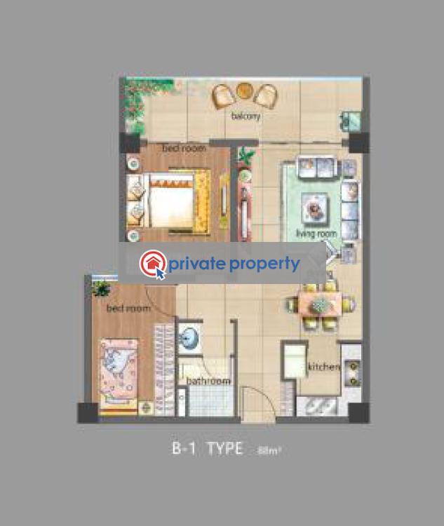 2 bedroom Apartment For Sale &nbsp;muringa Road Kilimani Nairobi - 11