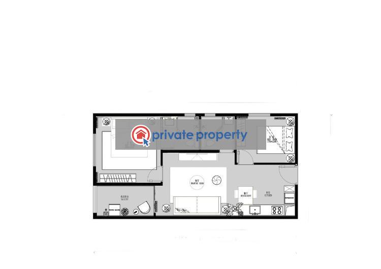 2 bedroom Apartment For Sale &nbsp;chiromo Kilimani Nairobi - 15