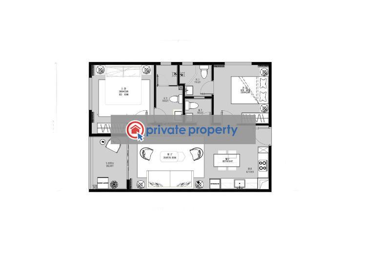 2 bedroom Apartment For Sale &nbsp;chiromo Kilimani Nairobi - 16