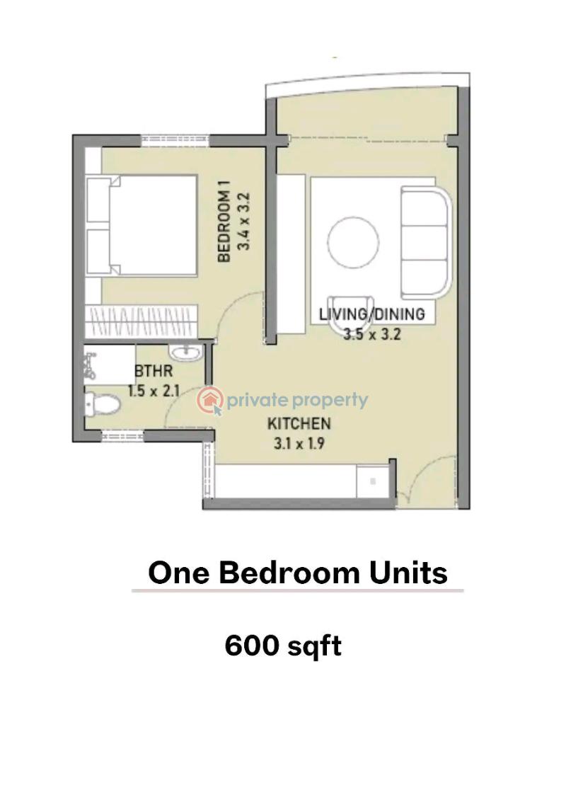 1 bedroom Apartment For Sale Mtwapa Kilifi - 11