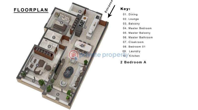 1 bedroom Apartment For Sale Moorings Mtwapa Kilifi - 6