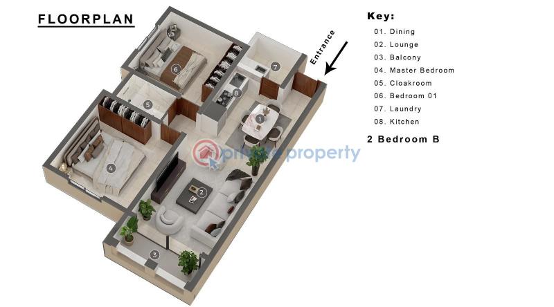 1 bedroom Apartment For Sale Moorings Mtwapa Kilifi - 7