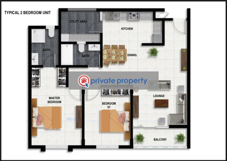 2 bedroom Apartment For Sale &nbsp;chady Road Syokimau/Mulolongo Machakos - 10