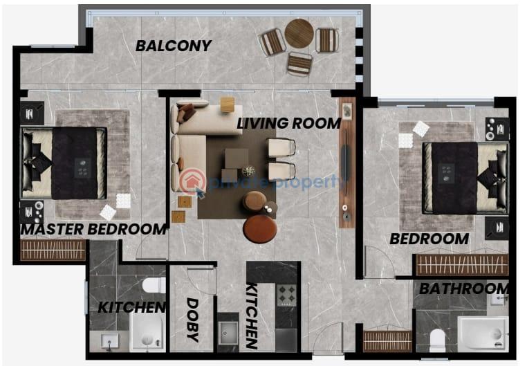 2 bedroom Apartment For Sale Nyali Road Nyali Mombasa  - 10
