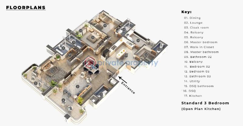 3 bedroom Apartment For Sale Mount Kenya Road 2nd Row From The Beach Nyali Mombasa - 8
