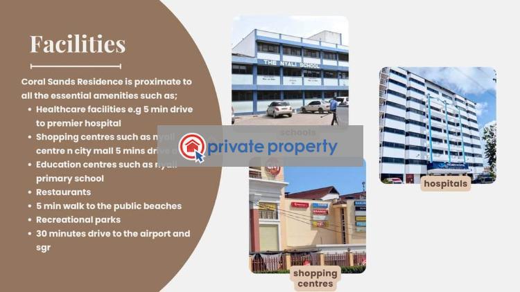 2 bedroom Apartment For Sale &nbsp;behind Bliss Result Nyali Mombasa - 13