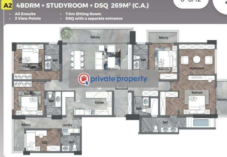 1 bedroom Apartment For Sale &nbsp;near Kilimani Road Kilimani Nairobi - 4
