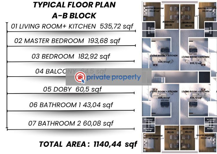 2 bedroom Apartment For Sale &nbsp;links Road Nyali Mombasa - 6
