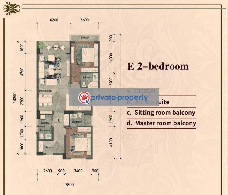 2 bedroom Apartment For Sale &nbsp;riara Road Nairobi Central  - 4