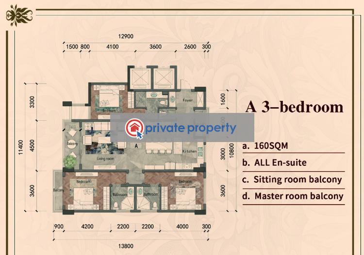 2 bedroom Apartment For Sale &nbsp;riara Road Nairobi Central  - 5