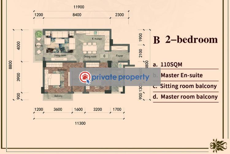 2 bedroom Apartment For Sale &nbsp;riara Road Nairobi Central  - 2