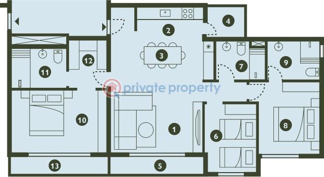 1 bedroom Apartment For Sale Tatu City Ruiru Kiambu - 4