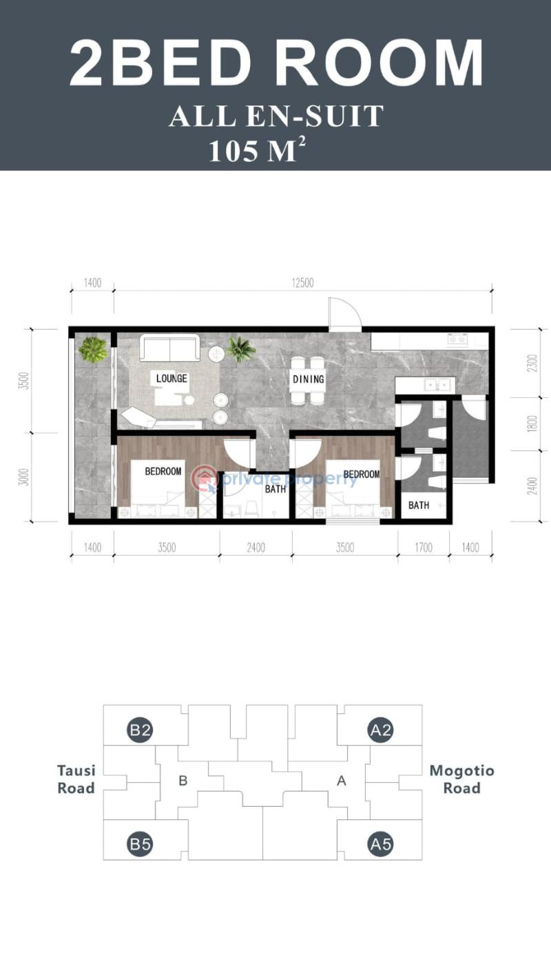 1 bedroom Apartment For Sale Mogotio Road, Westlands westlands. Nairobi - 7