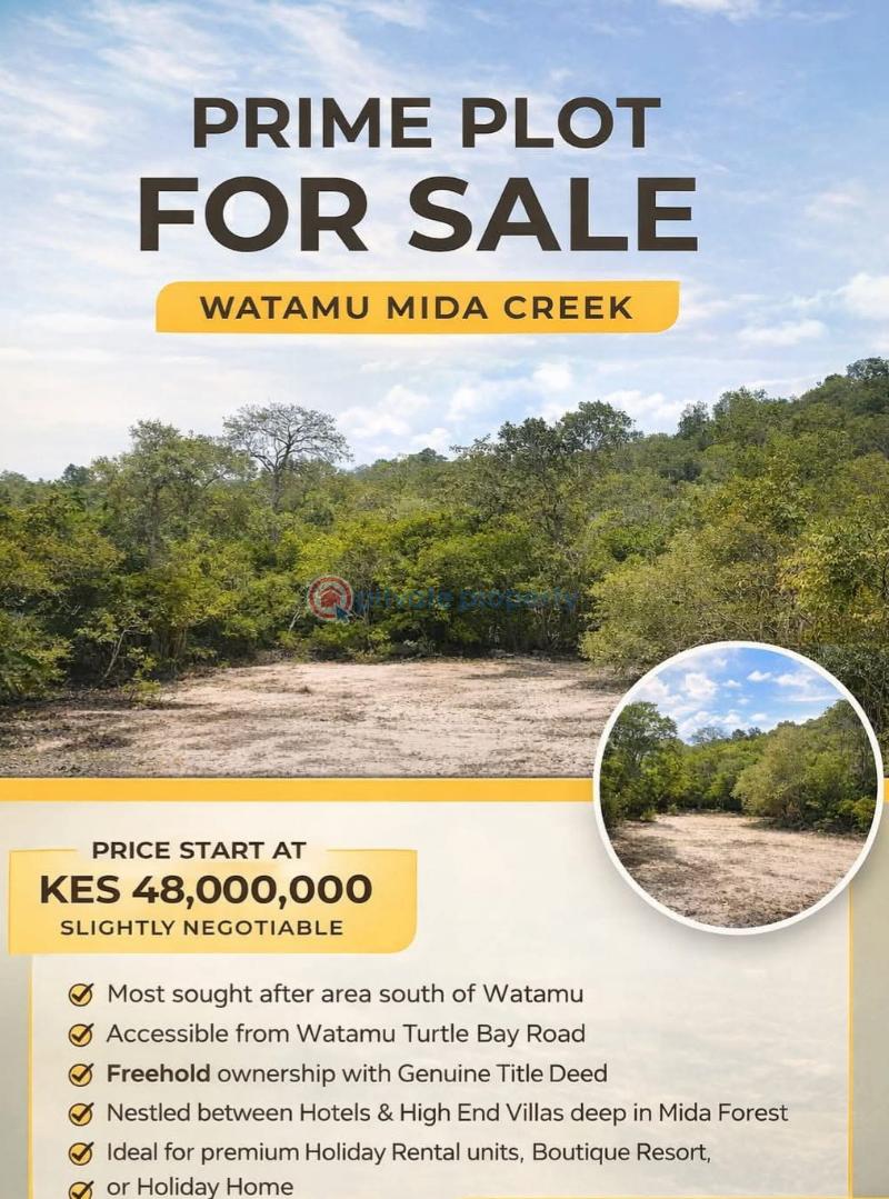 Land For Sale Watamu ,mida Creek Area Watamu Kilifi - 0