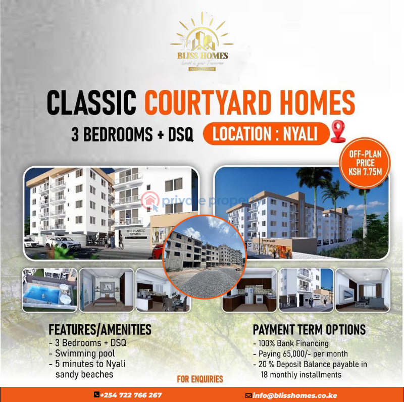3 bedroom Apartment For Sale Nyali Beach Road Nyali Mombasa  - 0