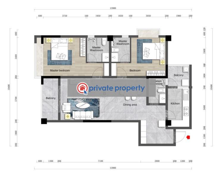 1 bedroom Apartment For Sale &nbsp;rhapta Road Westlands Nairobi - 3