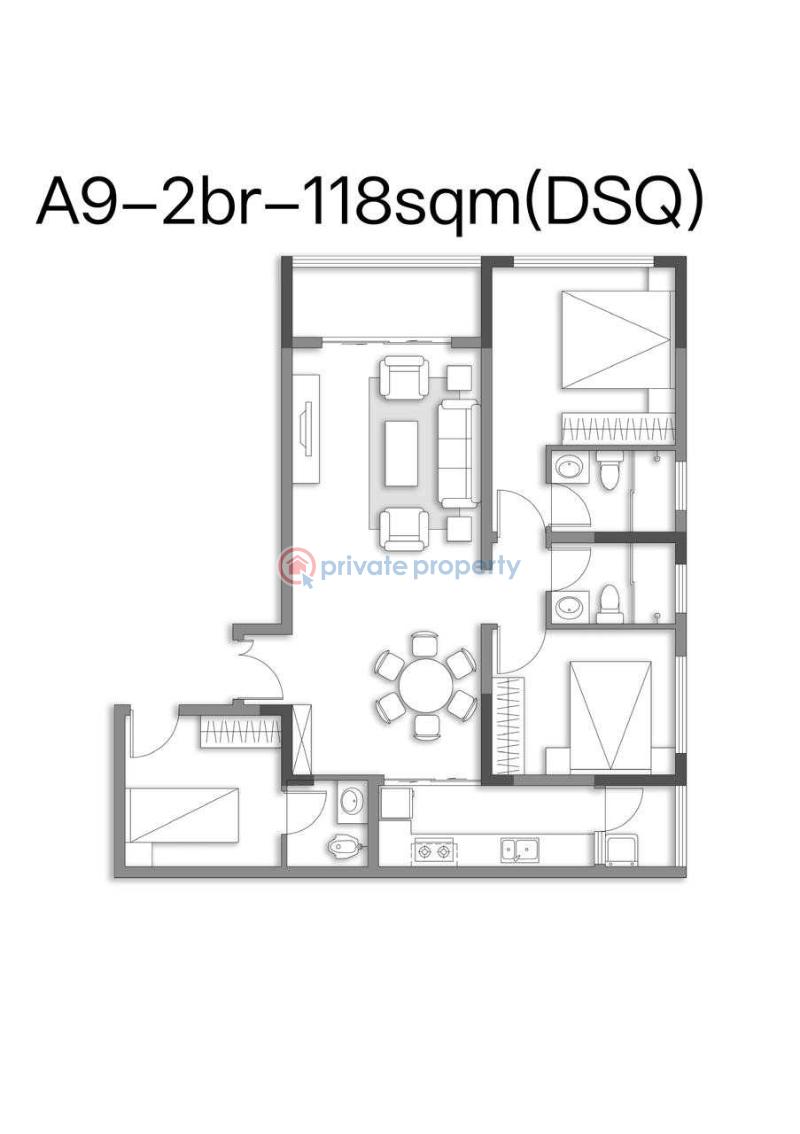 1 bedroom Bedsitter (Single Room) For Sale Kindaruma Road Kilimani Nairobi - 8
