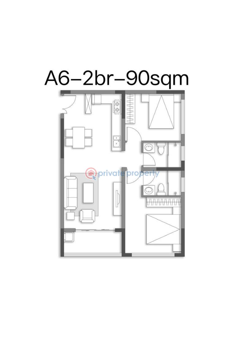 1 bedroom Bedsitter (Single Room) For Sale Kindaruma Road Kilimani Nairobi - 5