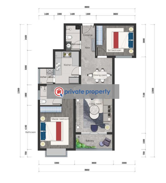 2 bedroom Apartment For Sale Westlands Nairobi - 11