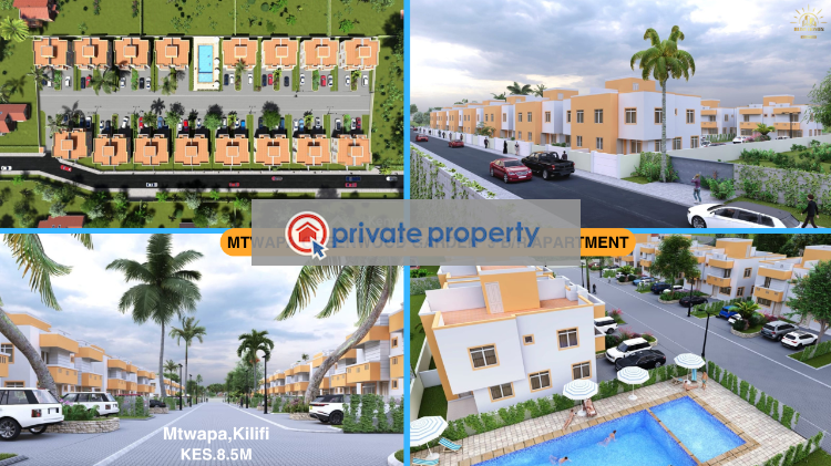 3 bedroom Townhouse For Sale &nbsp;greenwood Mtwapa Weighbridge Mtwapa Kilifi - 1