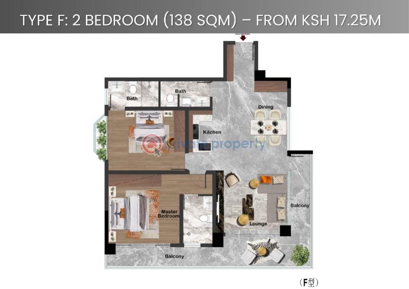 2 bedroom Apartment For Sale Peponi Road Westlands Nairobi - 8