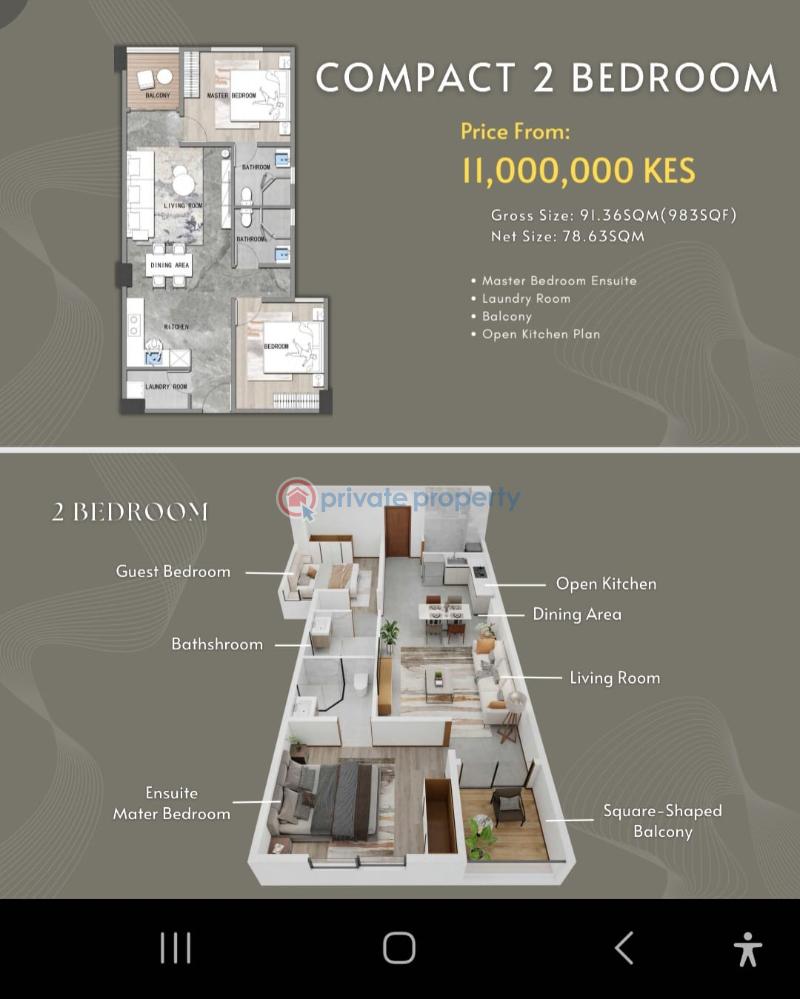 2 bedroom Apartment For Sale Brookside Grove Brookside Westlands Nairobi - 8