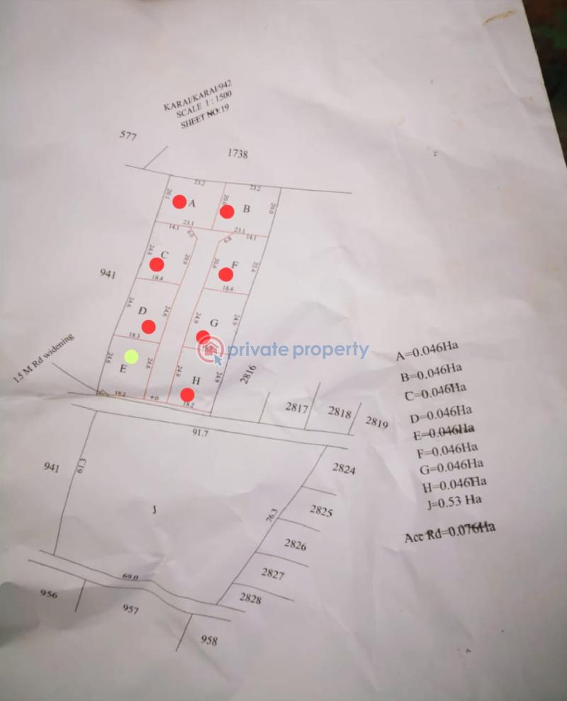 Residential Land For Sale Nairobi Ndogo Estate Gikambura (nairobi Ndogo) Kikuyu Kiambu - 11