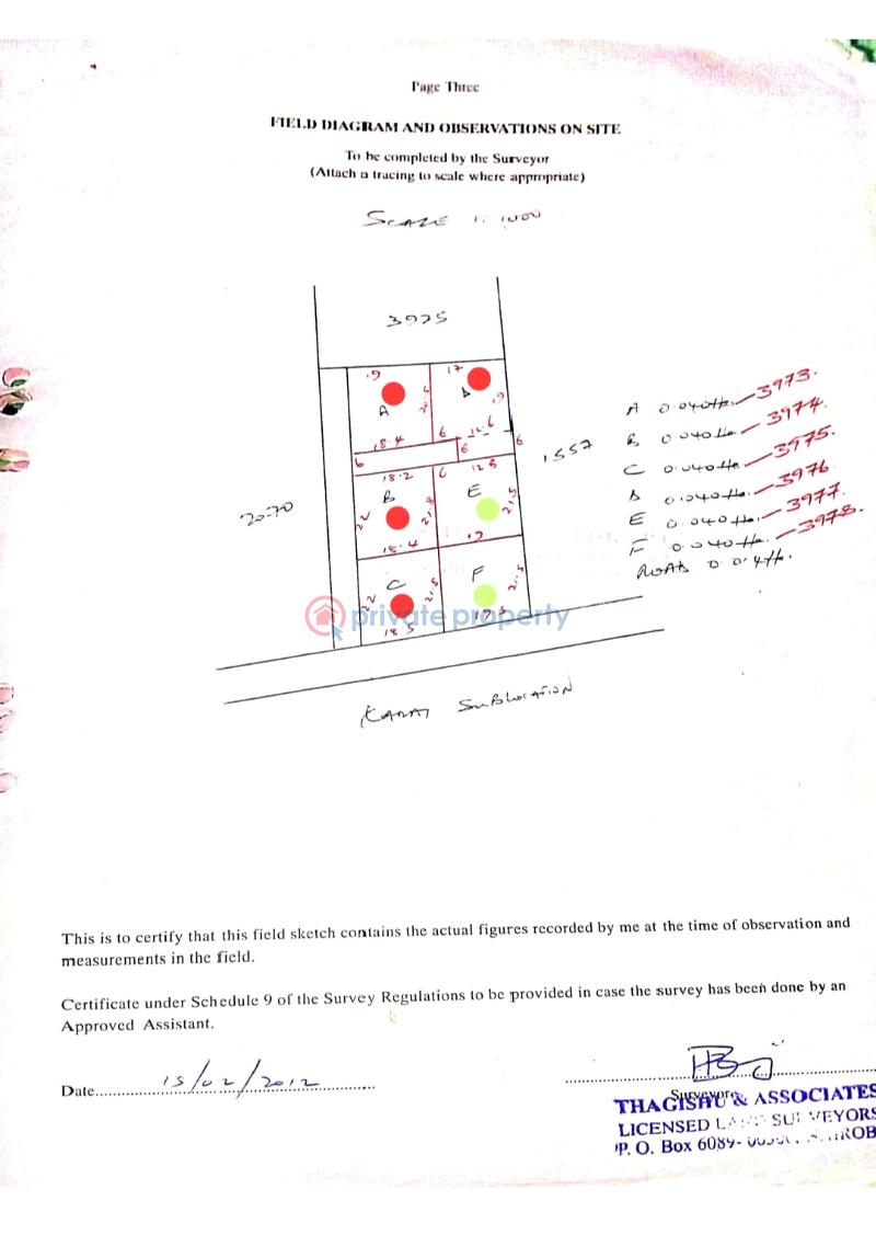 Residential Land For Sale Green View Estate Gikambura Kikuyu Kiambu - 7