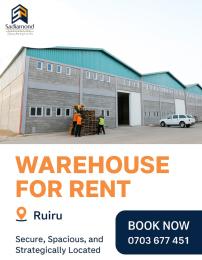 Warehouse For Rent Ruiru Kiambu