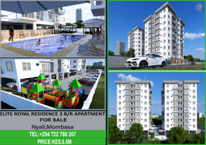 3 bedroom Apartment For Sale Nyali Road opp Voyager Nyali Mombasa